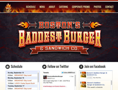 Boston’s Baddest Burger Website