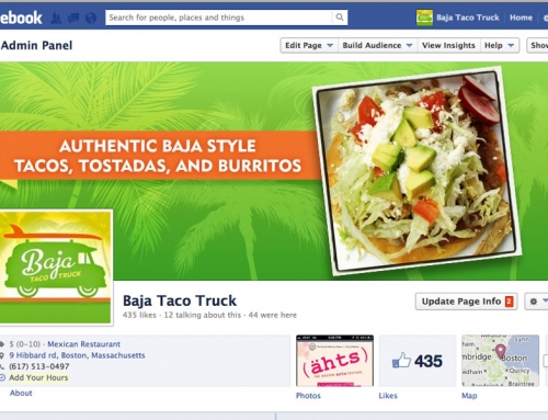 Baja Taco Truck Facebook Branding
