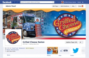 Food Truck Social Media Grilled Cheese Nation Facebook Cover