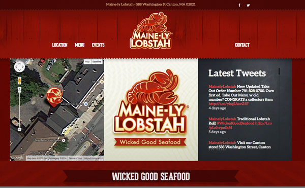 Maine-ly Lobstah Food Truck Website